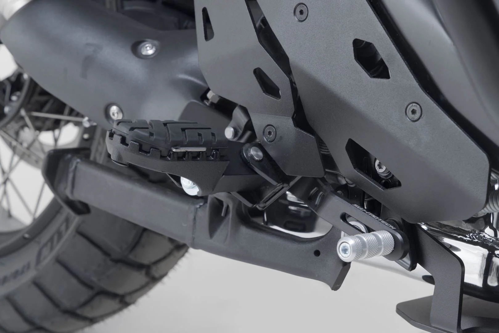 ION footrest kit Black. Honda XL650V / XL700V Moto Mori. X Cape. - Image 3