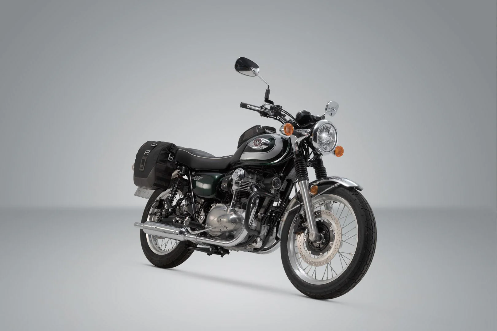 Legend Gear Side Bag System LC Kawasaki W800 / Street / Cafe (18-) Black Edition - Image 2