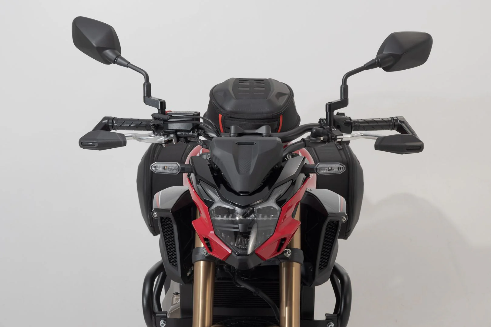 Lever Guards Honda CB650R (18-), Kawasaki Z650 (16-) with Wind Protection Black - Image 2