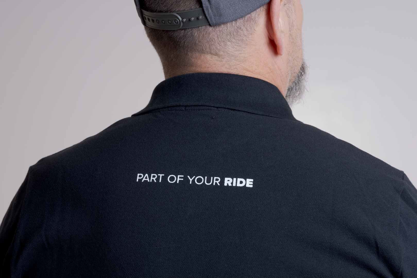 Polo shirt Core Line. Black. Men. Size XXL. - Image 2