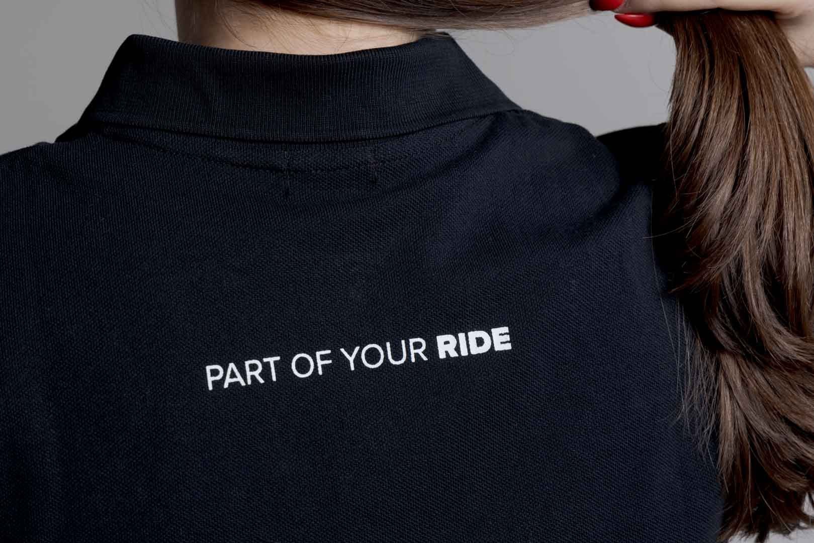 Polo shirt Core Line. Black. Women. Size L. - Image 2