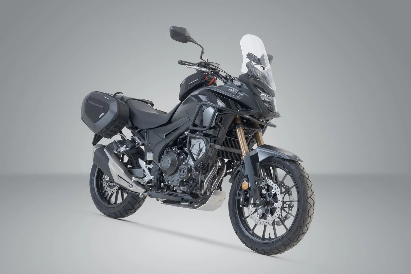 PRO BLAZE saddlebag set Black. Honda CB500X (13-), NX500 (23-). - Image 2