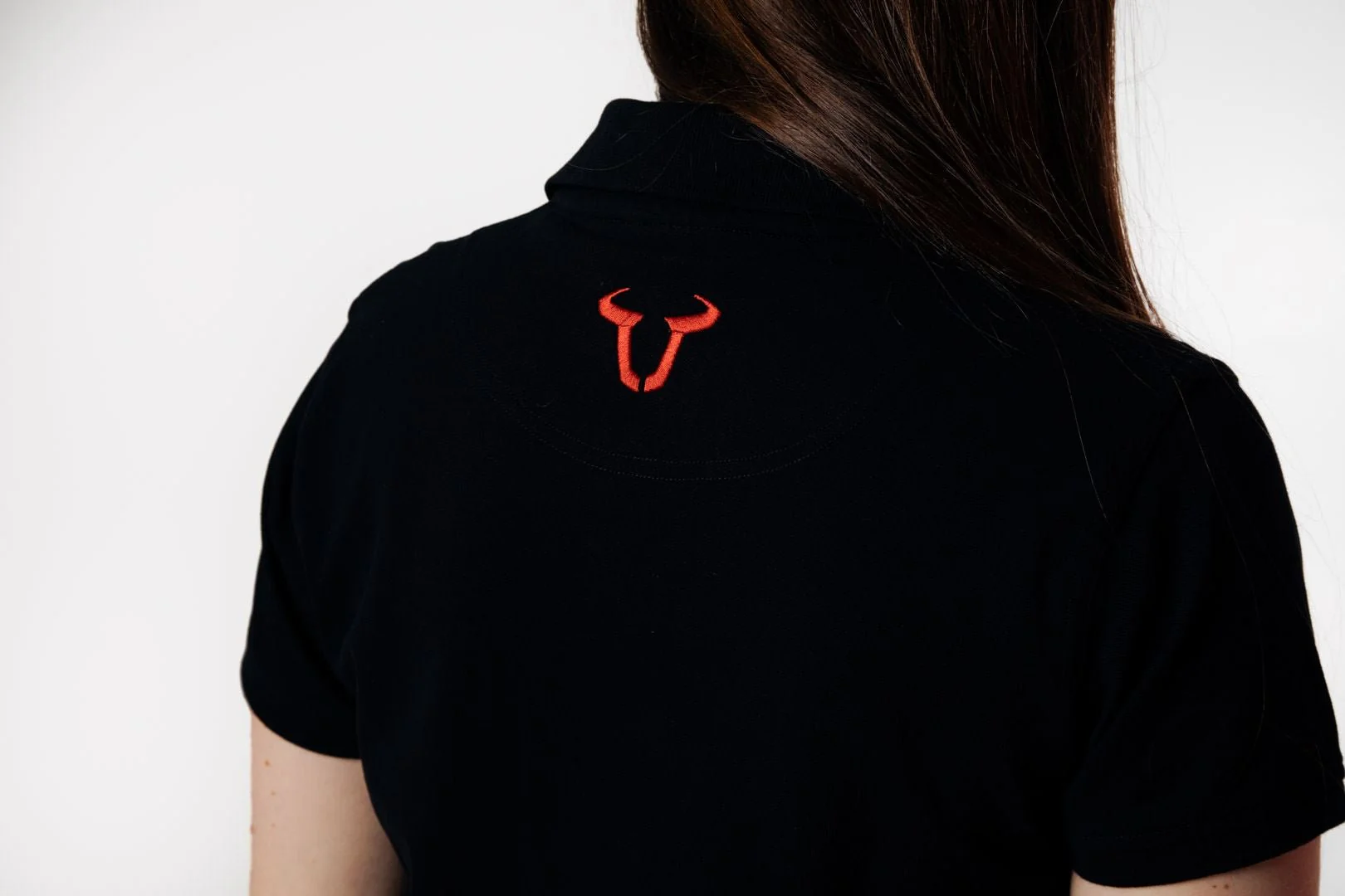 Team polo shirt Core Line. Black. Women. Size L. - Image 4