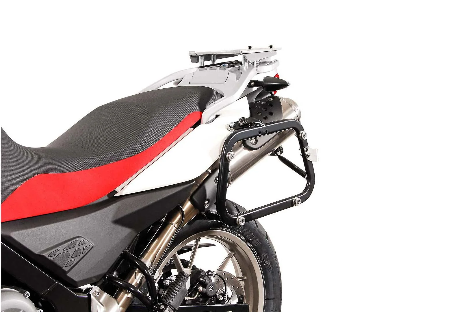 TRAX ADV Aluminium Case System 37/37 litre BMW F650GS (-07) / G 650GS (11-) Silver - Image 2