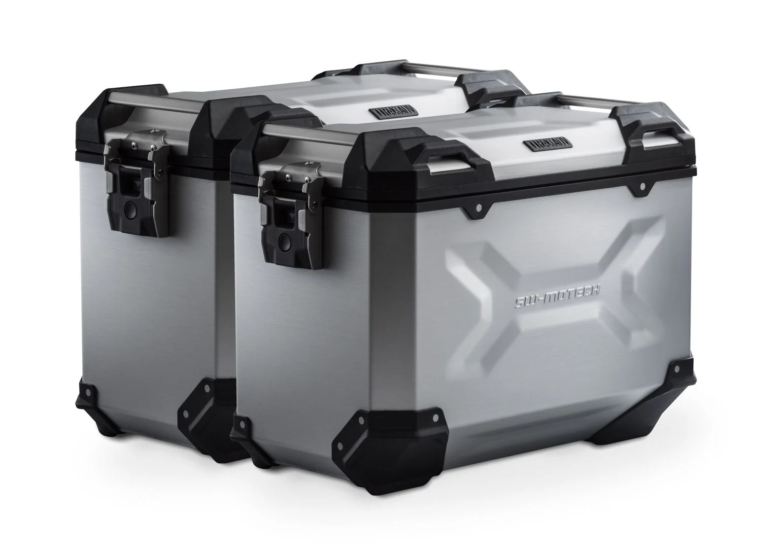 TRAX ADV Aluminium Case System 45/45 litre BMW F 900 R / XR (19-) Silver
