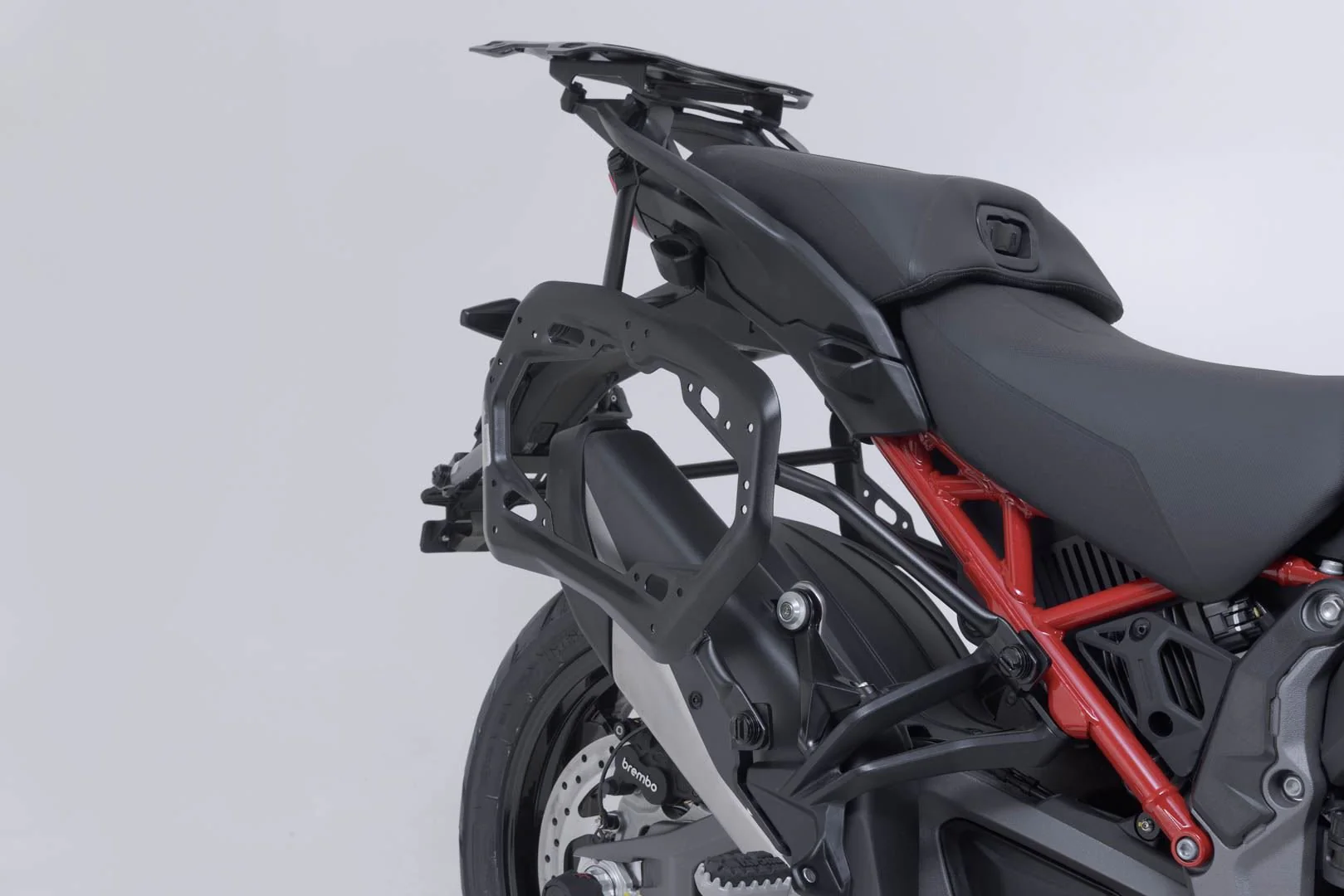TRAX ADV aluminum case system Silver. 45/45 l. Ducati Multistrada V4 (20-). - Image 3