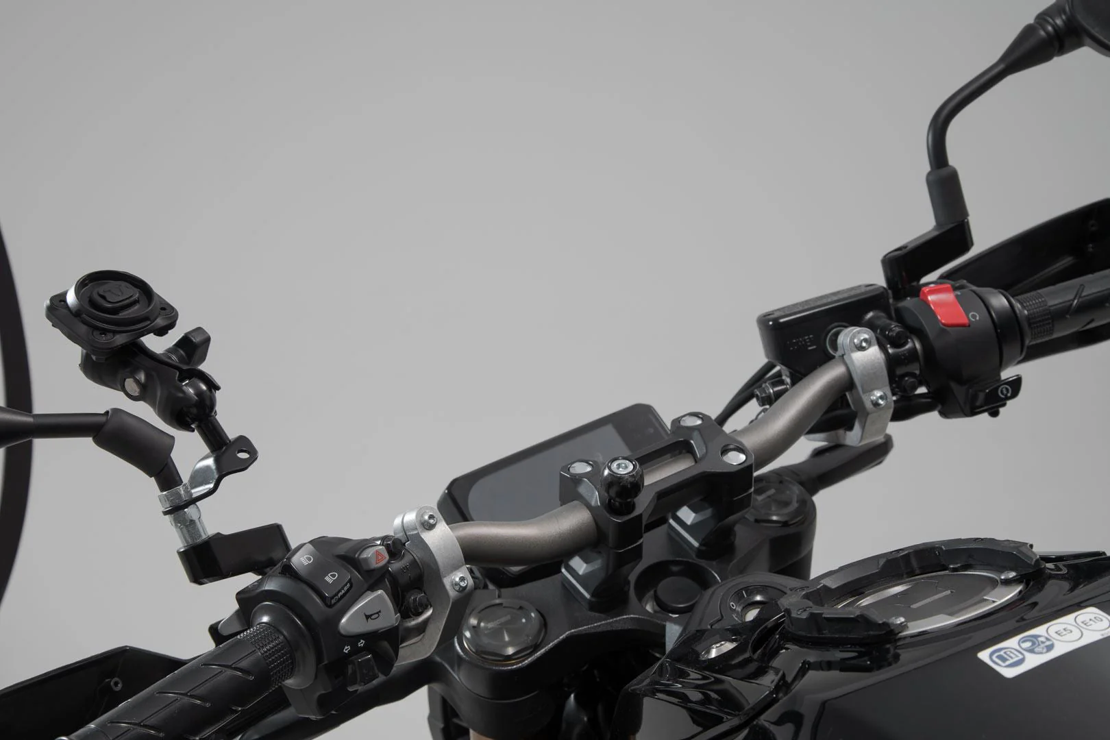 Universal GPS mount kit with Phone Case 2" socket arm, for handlebar/mirror thread Incl - Image 4